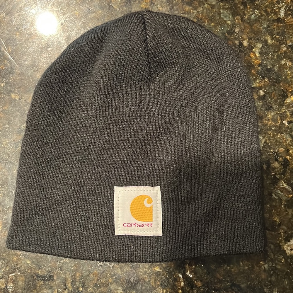 Black Carhartt Winter Hat NWOT